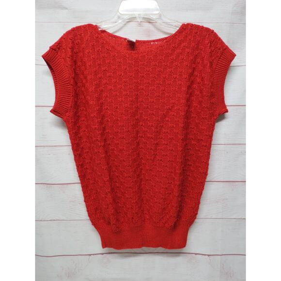 Vintage Sweater Lot of 5 1970s 1980s Ladies Medium Large Tops Pullover - Picture 12 of 13